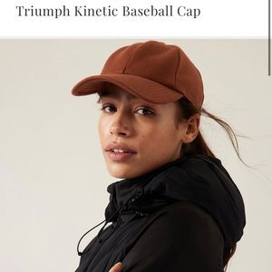 2 Triumph Kinetic Baseball Caps! ATHLETA brand NEW!! Bogo!